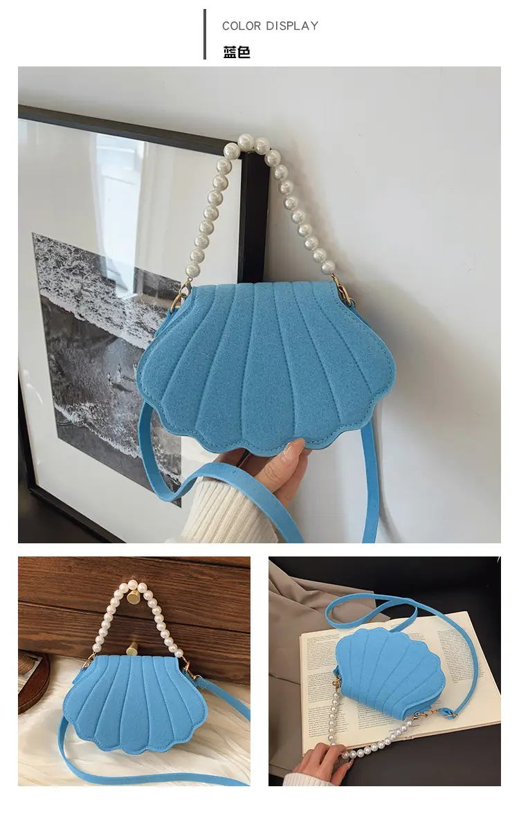 Pink Pearl Embellished Crossbody Bag for Women — feature 29
