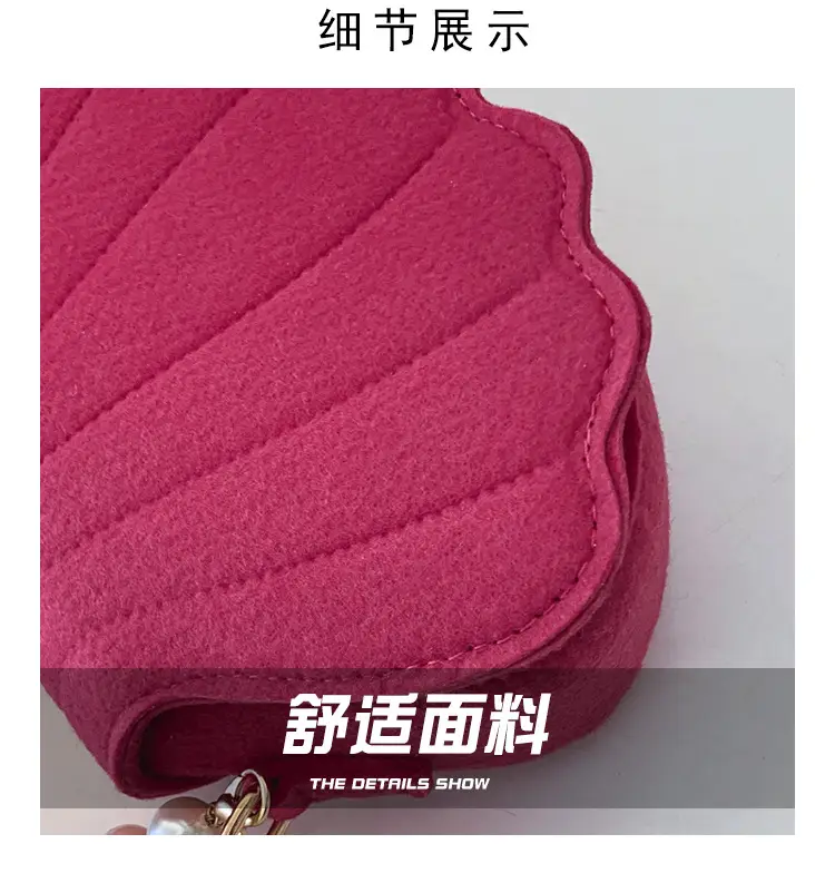 Pink Pearl Embellished Crossbody Bag for Women — feature 3