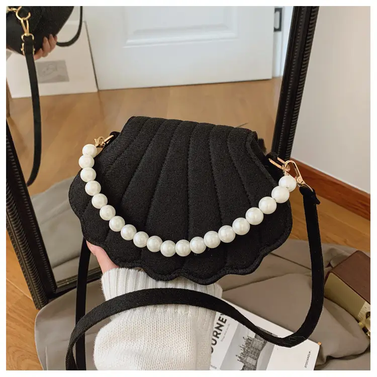 Pink Pearl Embellished Crossbody Bag for Women — feature 30