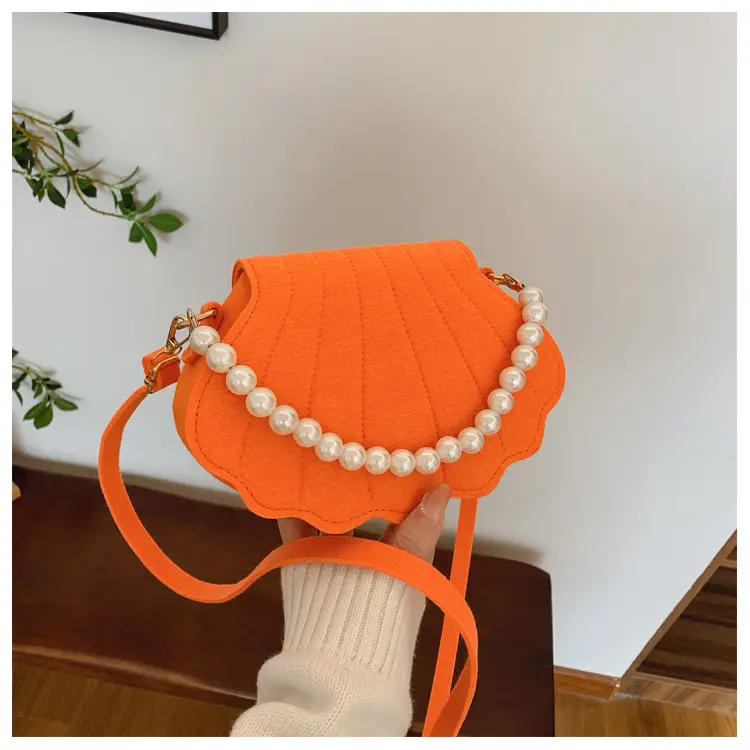 Pink Pearl Embellished Crossbody Bag for Women — feature 34
