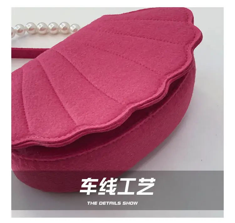 Pink Pearl Embellished Crossbody Bag for Women — feature 4