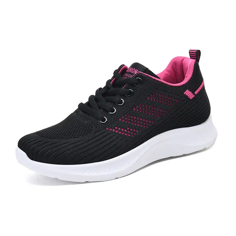 Shoes Women's Casual Soft Sole sneaker Breathable Single Shoes Flying Mesh Shoes Moms Shoes Wholesale Daifa Running Shoes Women - Image 6