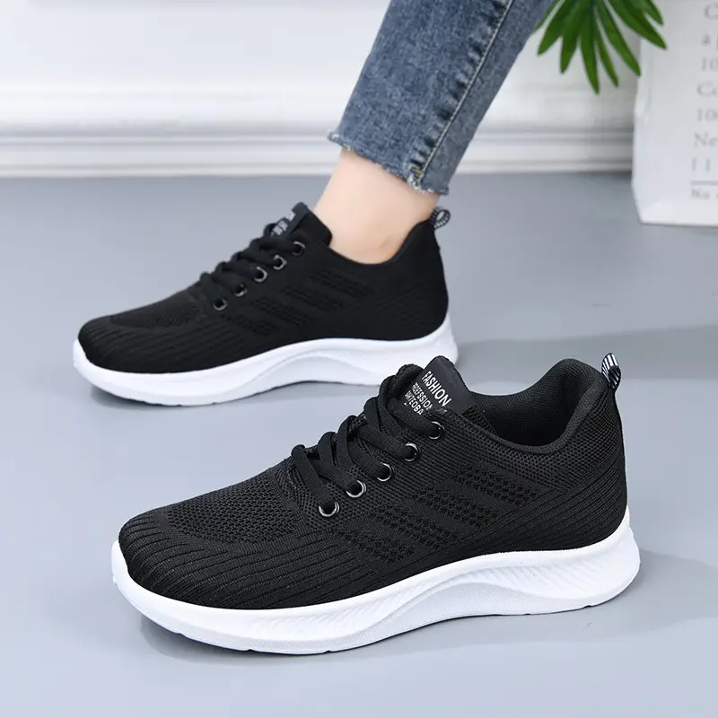 Shoes Women's Casual Soft Sole sneaker Breathable Single Shoes Flying Mesh Shoes Moms Shoes Wholesale Daifa Running Shoes Women — feature 20