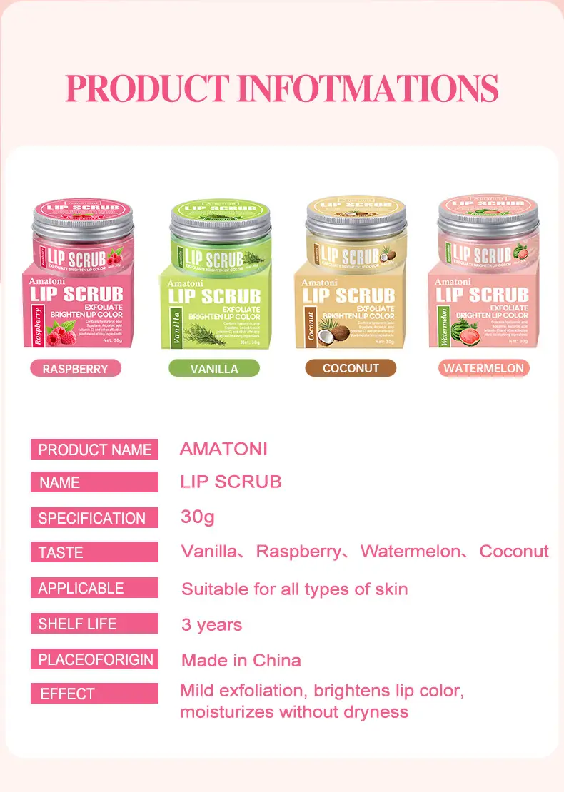 Cross-Border Fruit Lip Scrub Exfoliating Moisturizing Care — feature 17