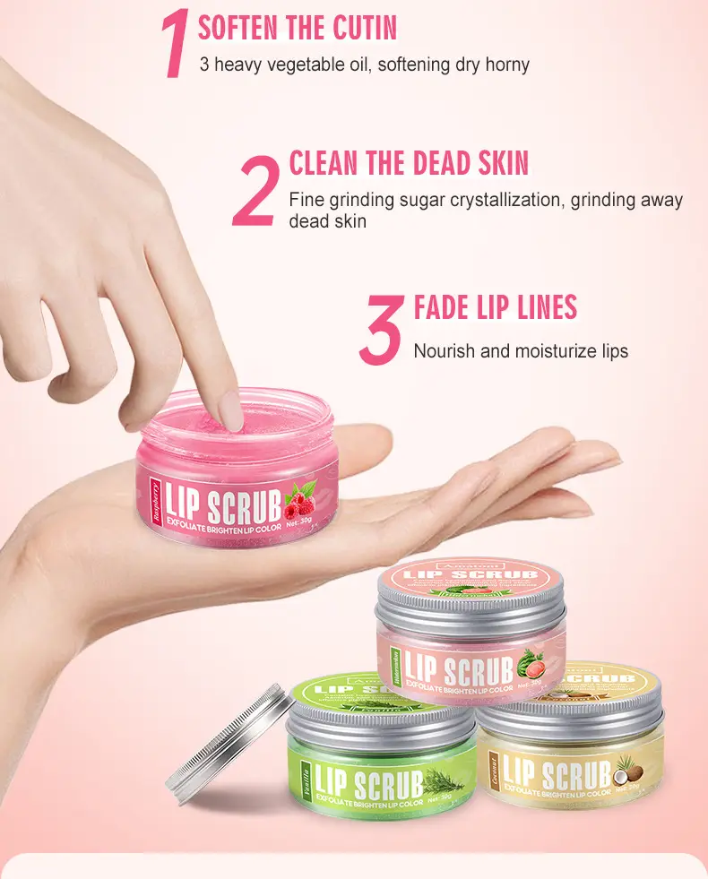 Cross-Border Fruit Lip Scrub Exfoliating Moisturizing Care — feature 5