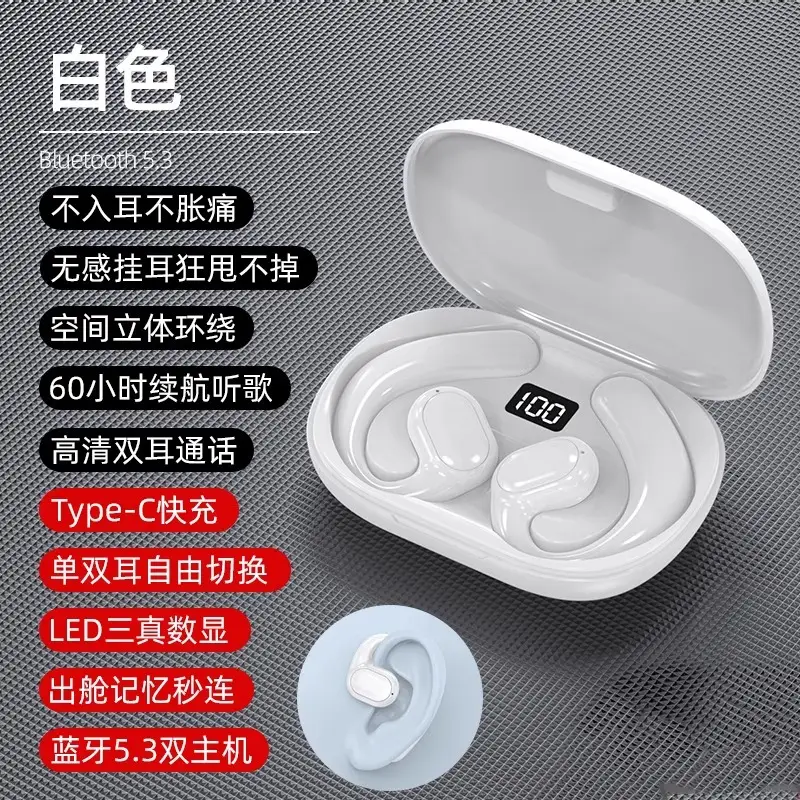 2024 Wireless Bluetooth Headset with Noise Reduction & Long Battery - Image 2
