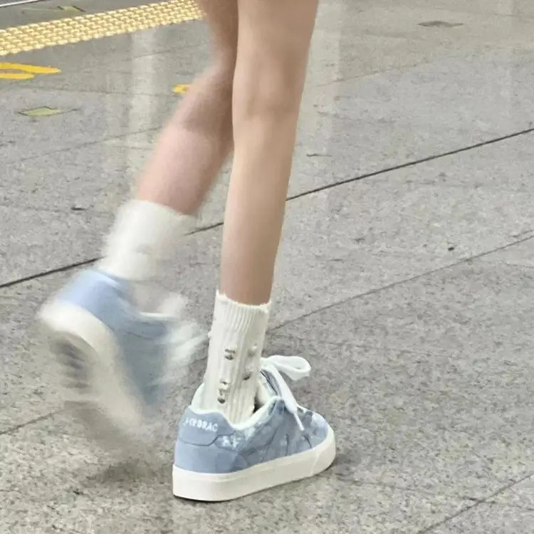 Autumn 2024 New Taro Purple Soft Bottom Bread Ins All-match Skate Shoes Women's Design Niche sneaker - Image 4