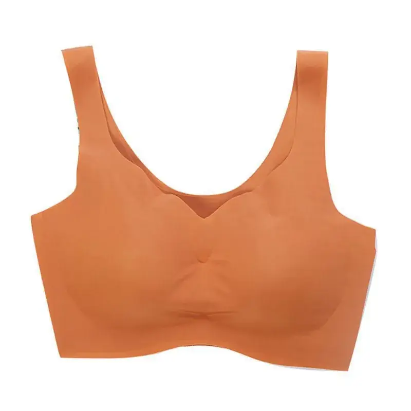 Ice Silk U-Shaped Back Bra for Women, Anti-Sagging, Breathable Sleep Vest Style - Image 9