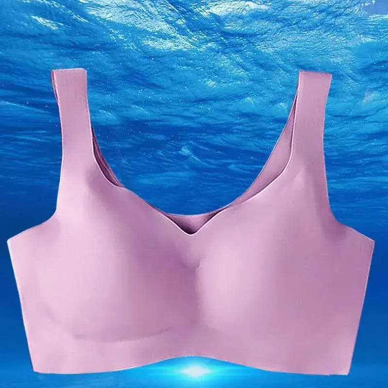 Ice Silk U-Shaped Back Bra for Women, Anti-Sagging, Breathable Sleep Vest Style — feature 18