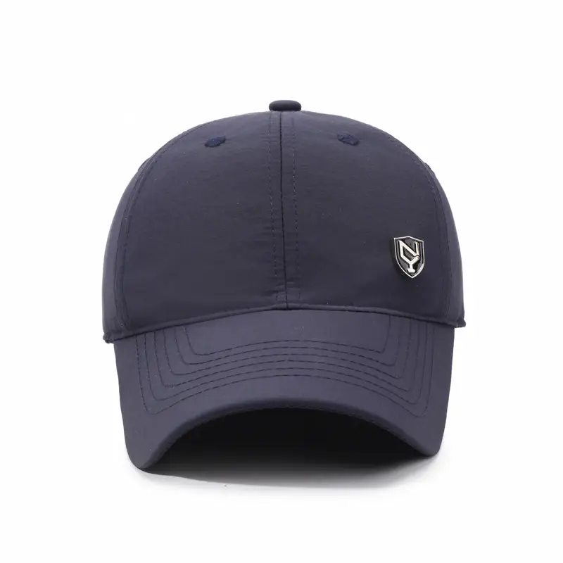 Navy Blue Fleece Baseball Cap for Men Winter Warm - Image 7