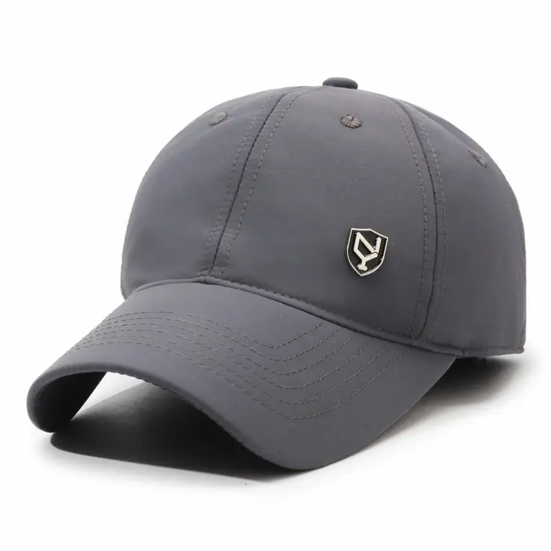 Navy Blue Fleece Baseball Cap for Men Winter Warm - Image 3
