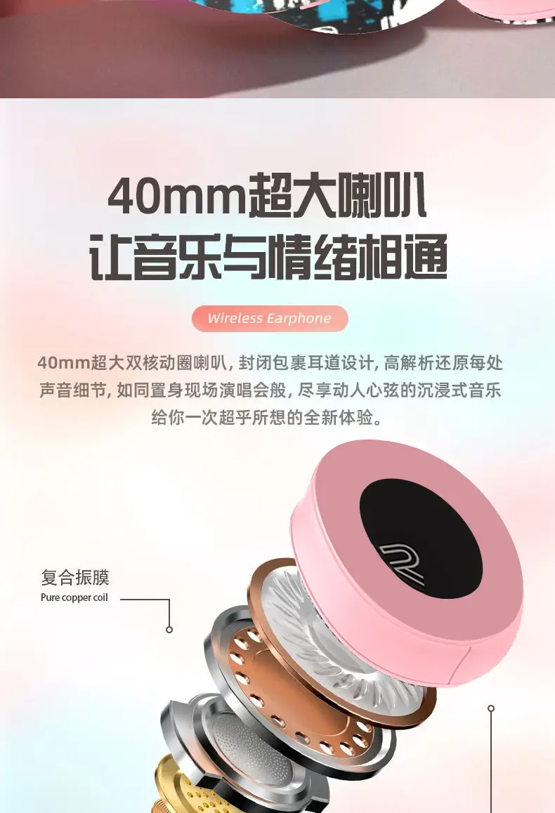 Wireless Bluetooth Headphones with GPS & Bass — feature 9