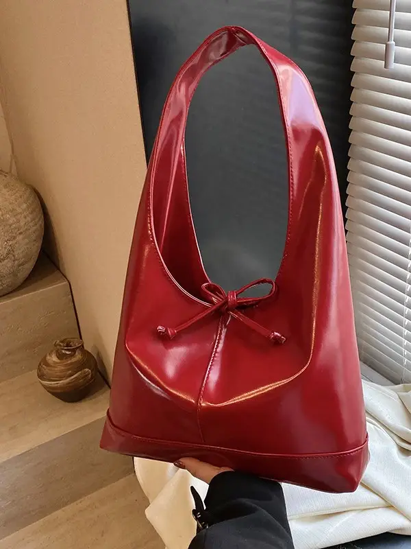 Women Vintage Brown Leather Tote Bag Large Capacity Winter New - Image 8