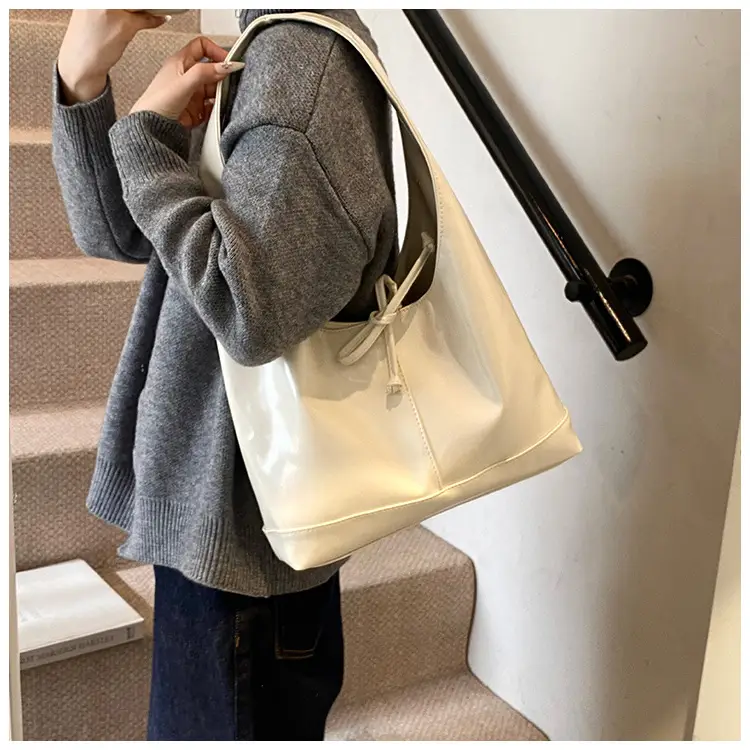 Women Vintage Brown Leather Tote Bag Large Capacity Winter New β feature 21
