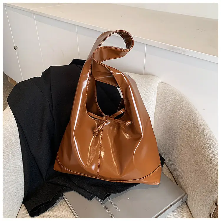 Women Vintage Brown Leather Tote Bag Large Capacity Winter New β feature 31