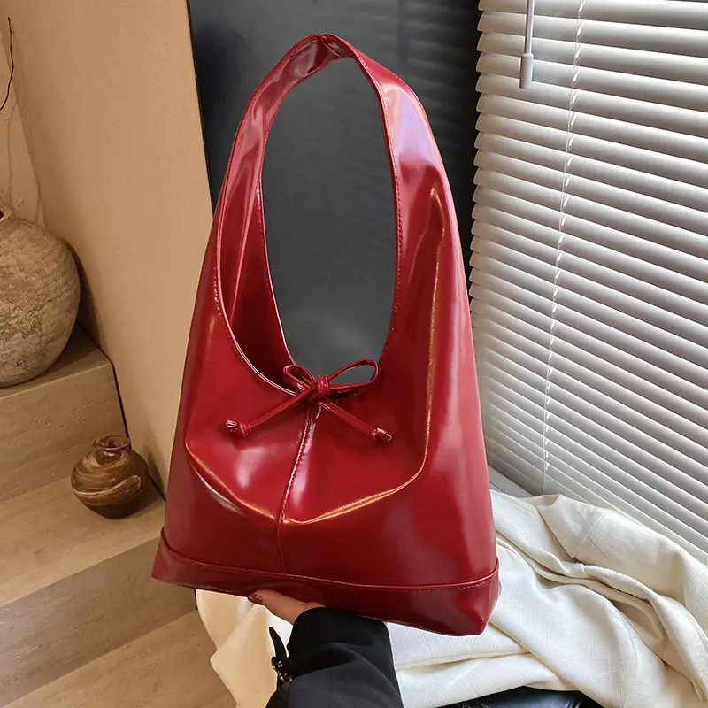 Women Vintage Brown Leather Tote Bag Large Capacity Winter New - Image 4