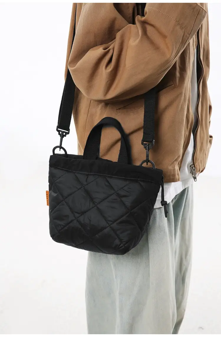 Advanced Autumn Winter New Crossbody Bag Thickened Rhombic Embroidery Shoulder Bag â feature 15