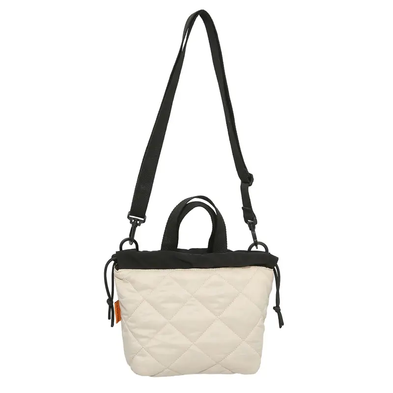Advanced Autumn Winter New Crossbody Bag Thickened Rhombic Embroidery Shoulder Bag - Image 2