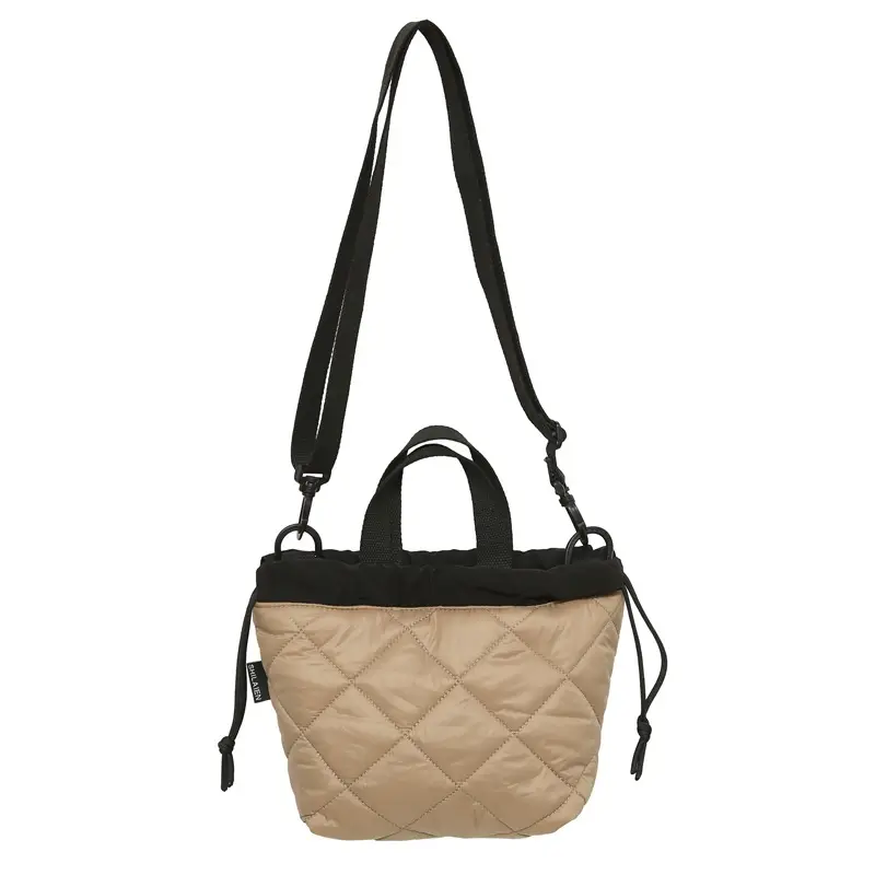 Advanced Autumn Winter New Crossbody Bag Thickened Rhombic Embroidery Shoulder Bag - Image 3