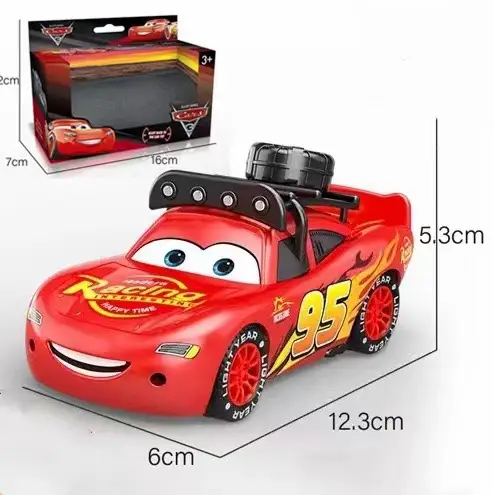 Car Story Toy Alloy Car Lightning McQueen Model 3D Light Music Huili Third Generation Lightning McQueen — feature 4