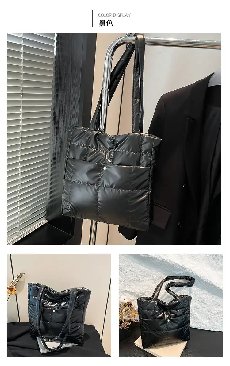 Silver Puffer Shoulder Bag for Women 2026 — feature 10