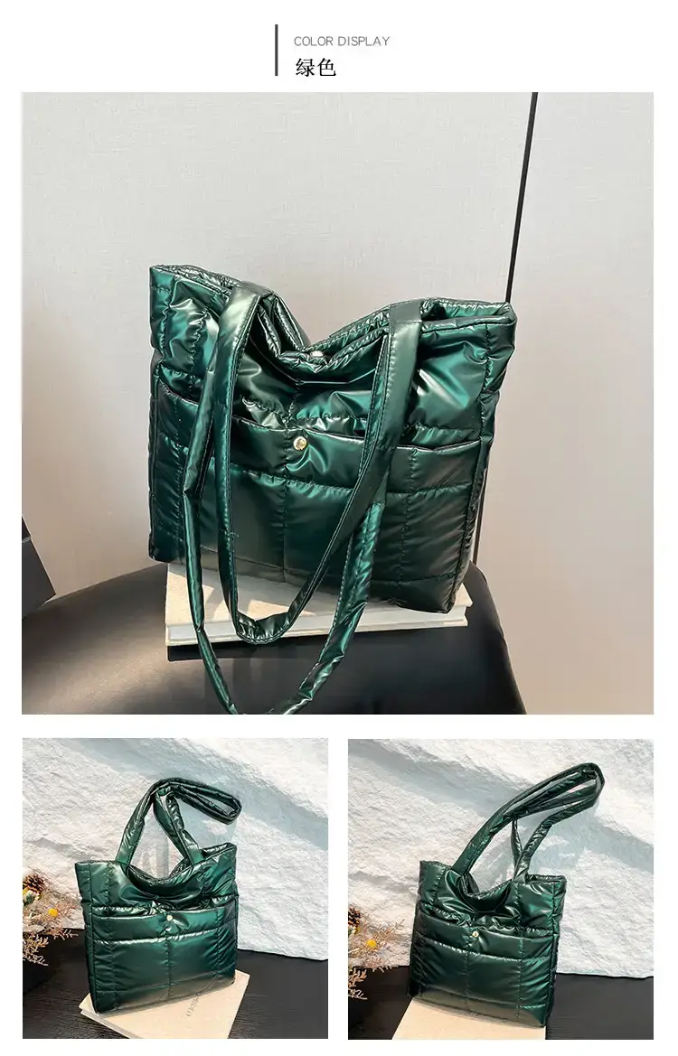 Silver Puffer Shoulder Bag for Women 2026 — feature 12