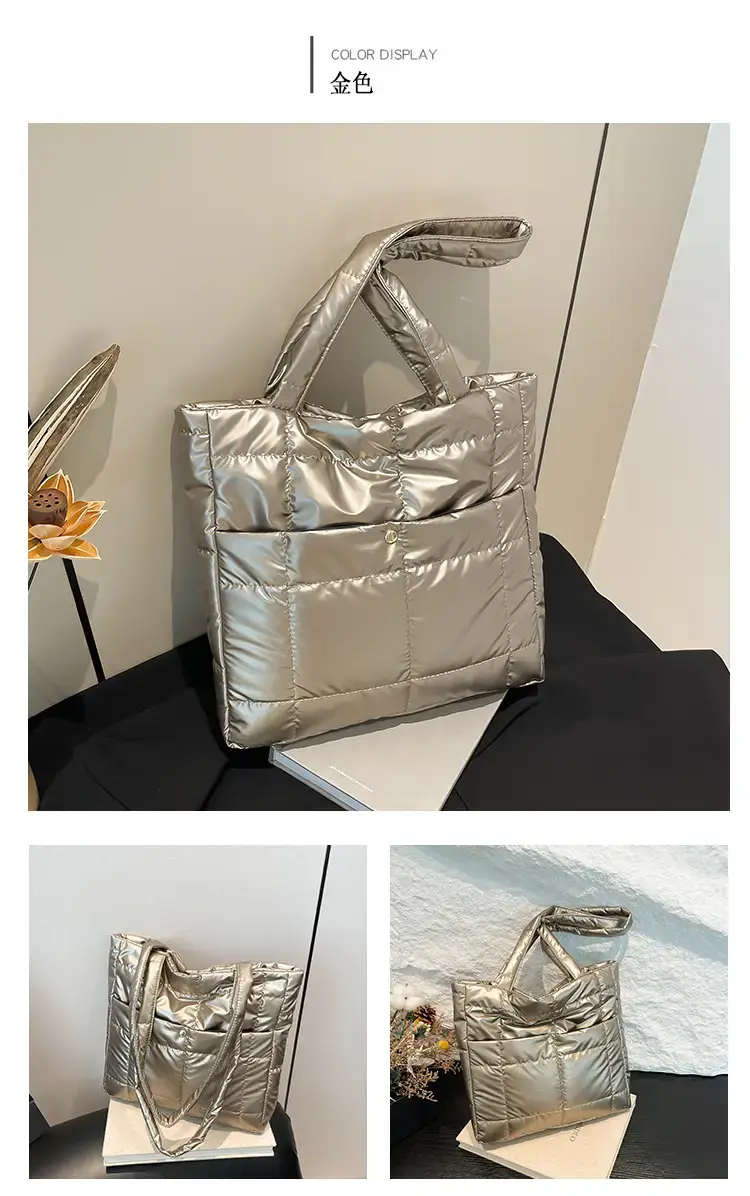 Silver Puffer Shoulder Bag for Women 2026 — feature 13