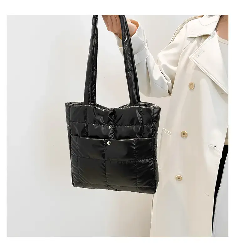 Silver Puffer Shoulder Bag for Women 2026 — feature 14
