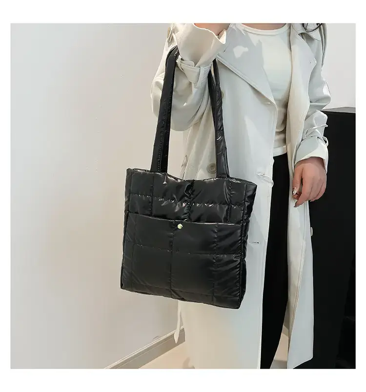 Silver Puffer Shoulder Bag for Women 2026 — feature 15