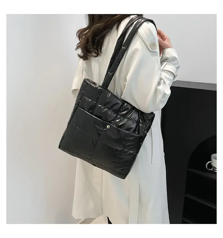 Silver Puffer Shoulder Bag for Women 2026 — feature 17