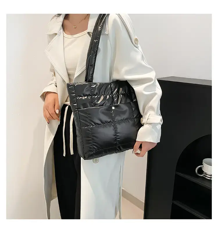 Silver Puffer Shoulder Bag for Women 2026 — feature 18
