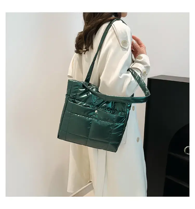 Silver Puffer Shoulder Bag for Women 2026 — feature 24
