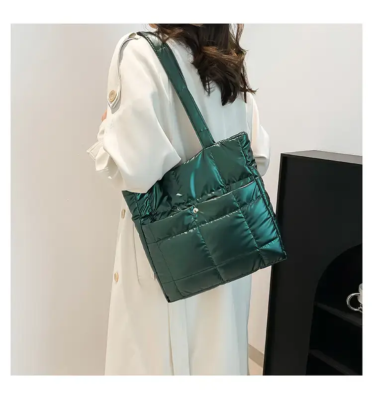 Silver Puffer Shoulder Bag for Women 2026 — feature 26