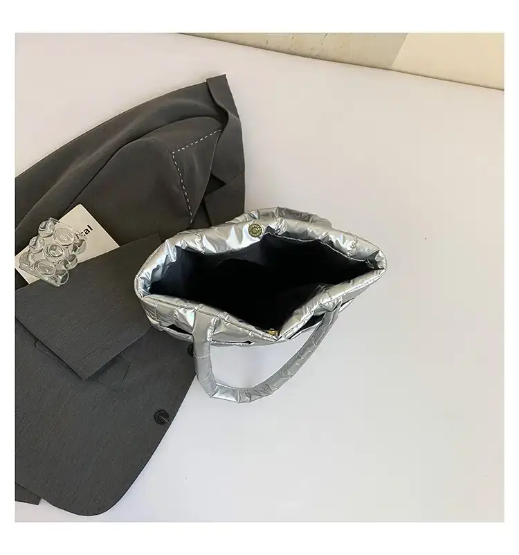Silver Puffer Shoulder Bag for Women 2026 — feature 40