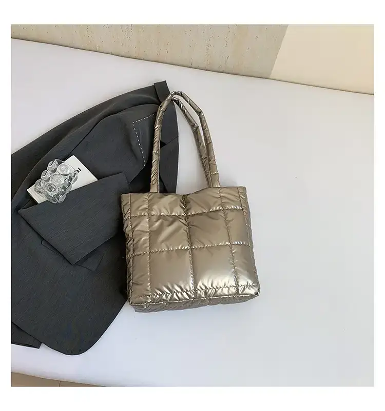Silver Puffer Shoulder Bag for Women 2026 — feature 45
