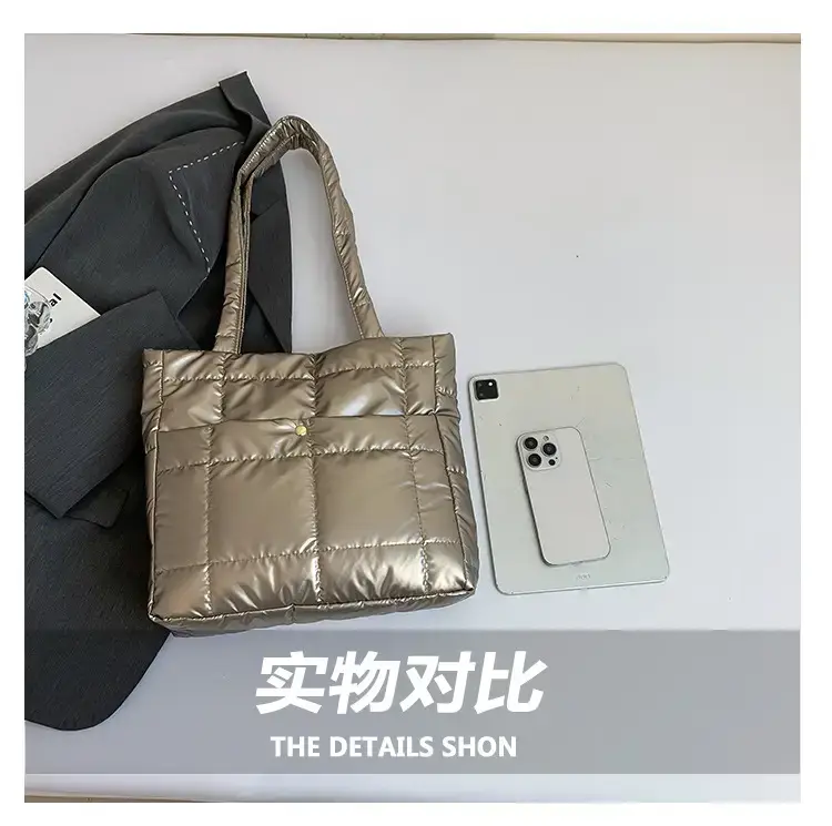Silver Puffer Shoulder Bag for Women 2026 — feature 6
