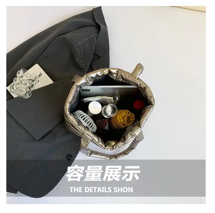 Silver Puffer Shoulder Bag for Women 2026 — feature 7