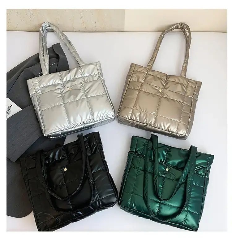 Silver Puffer Shoulder Bag for Women 2026 — feature 8