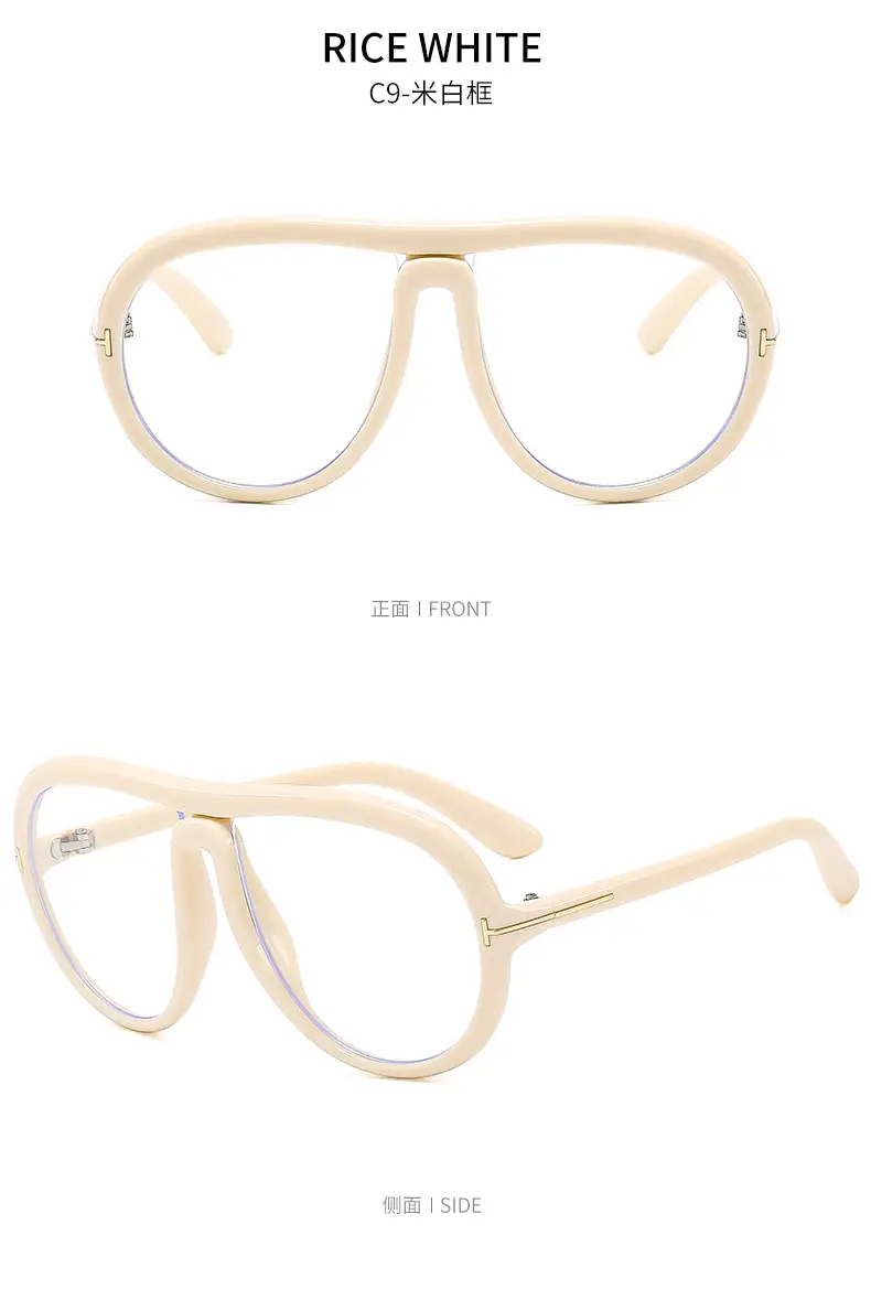 Pink Tilted Aviator Sunglasses for Men Women — feature 17