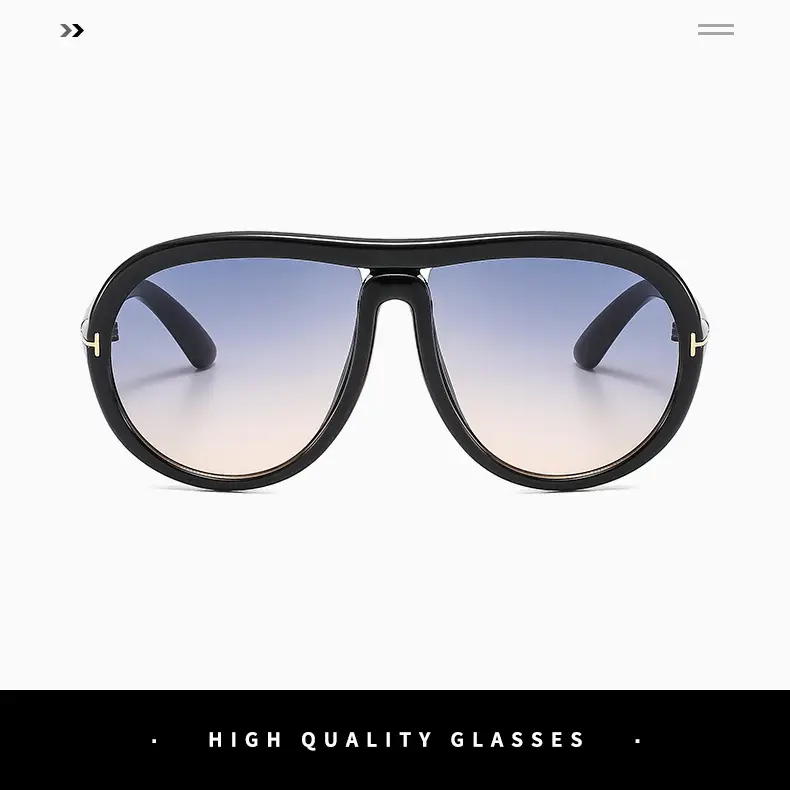 Pink Tilted Aviator Sunglasses for Men Women — feature 3