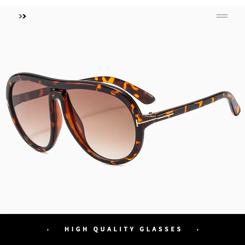 Pink Tilted Aviator Sunglasses for Men Women — feature 4
