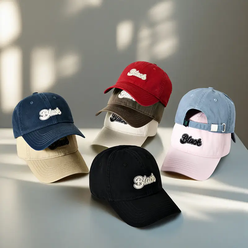Vintage Korean Embroidered Beige Cap for Women - Image 7