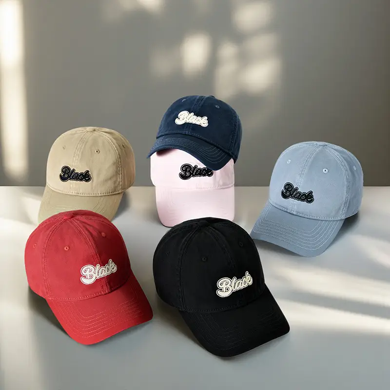Vintage Korean Embroidered Beige Cap for Women - Image 8