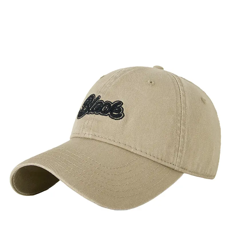 Vintage Korean Embroidered Beige Cap for Women - Image 9