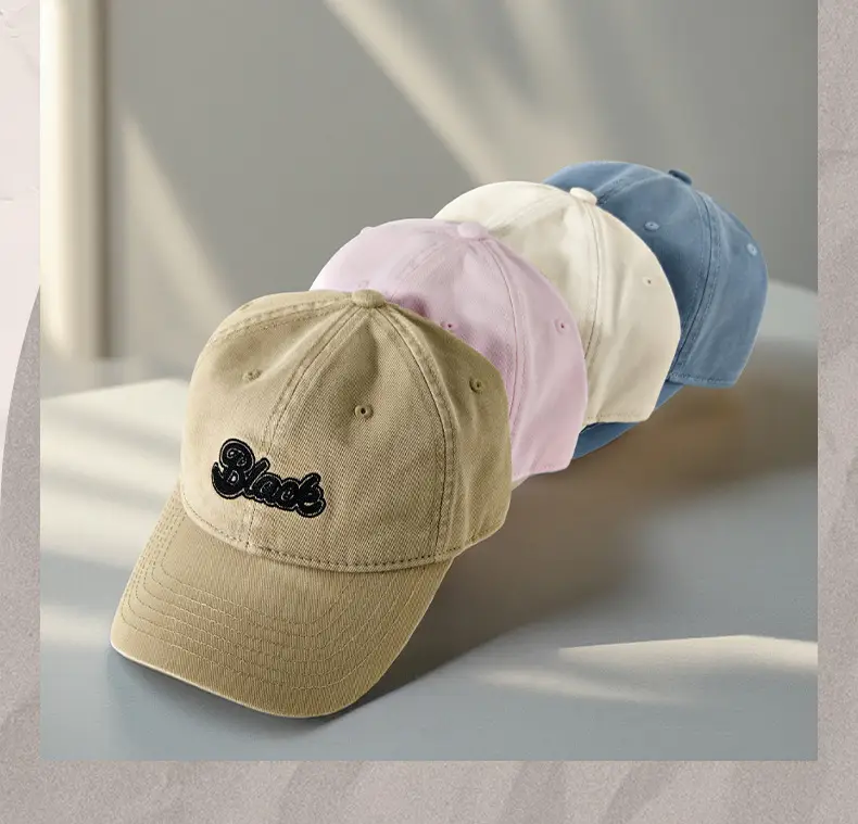 Vintage Korean Embroidered Beige Cap for Women — feature 28
