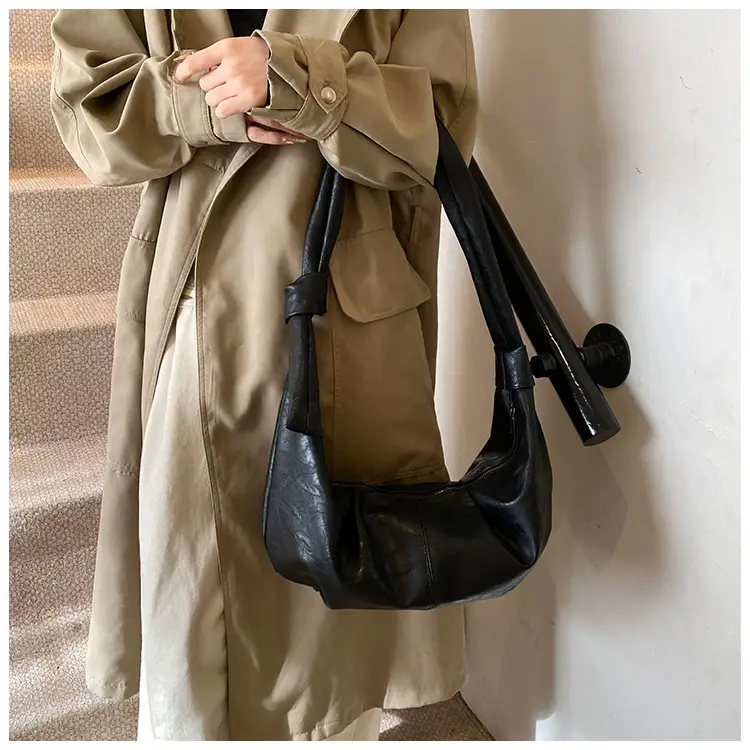 Brown Leather Shoulder Bag for Women Casual Crossbody — feature 15