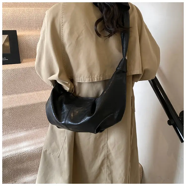 Brown Leather Shoulder Bag for Women Casual Crossbody — feature 16