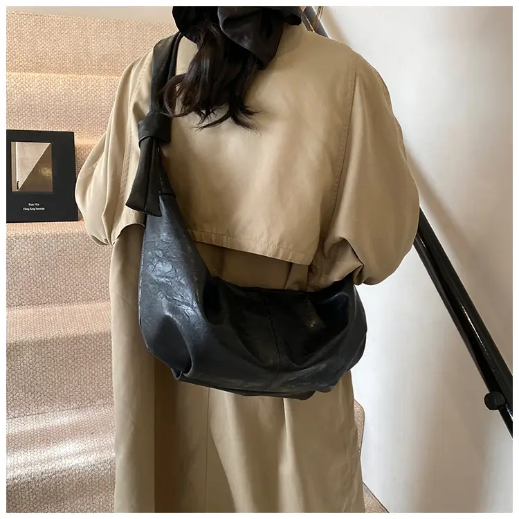 Brown Leather Shoulder Bag for Women Casual Crossbody — feature 17