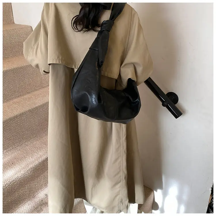 Brown Leather Shoulder Bag for Women Casual Crossbody — feature 19