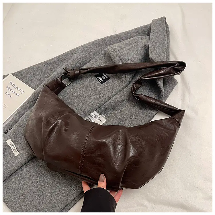 Brown Leather Shoulder Bag for Women Casual Crossbody — feature 38